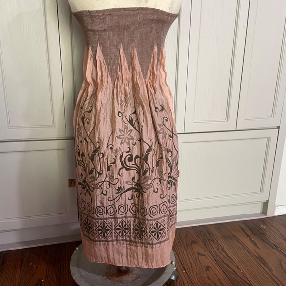 One size strapless summer dress - Picture 4 of 4